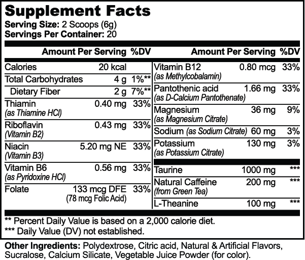 Sugar-Free Yuzu Energy Powder – Smooth Daily Performance Support