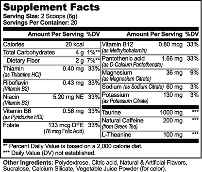 Sugar-Free Yuzu Energy Powder – Smooth Daily Performance Support