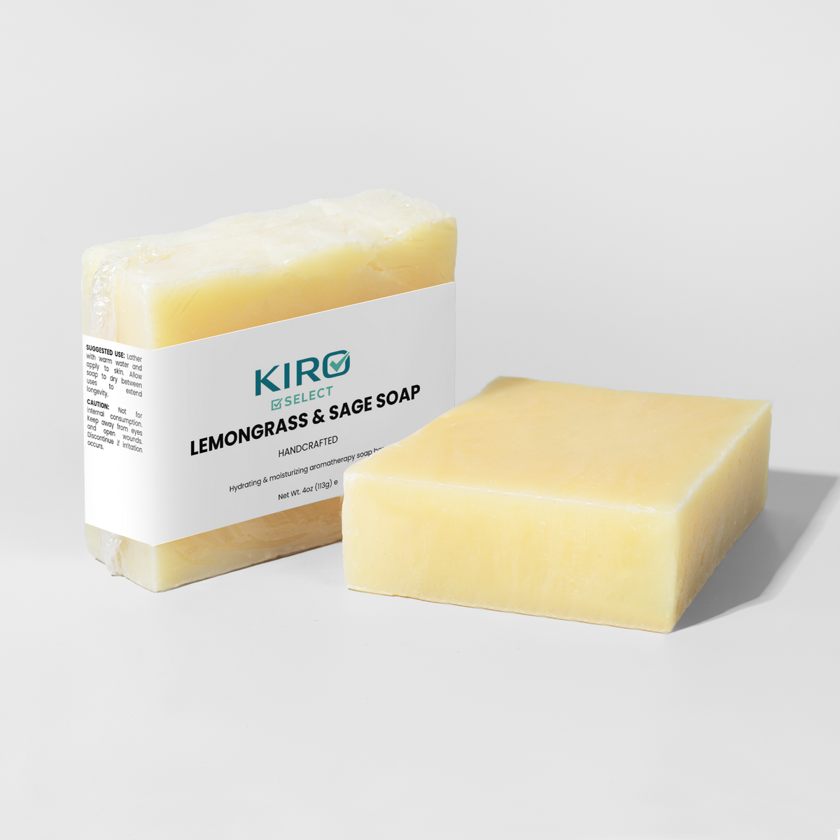 Lemongrass & Sage Botanical Soap – Refreshing Face & Body Bar