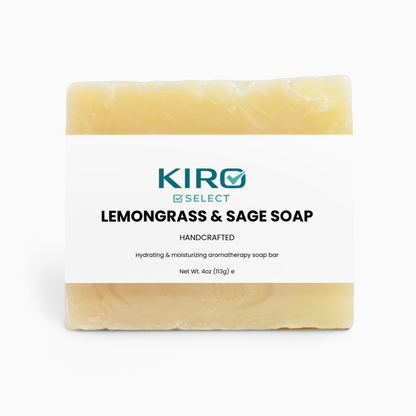 Lemongrass & Sage Botanical Soap – Refreshing Face & Body Bar
