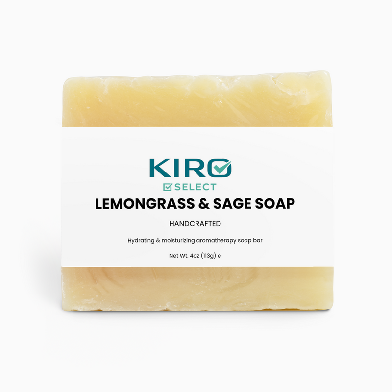 Lemongrass & Sage Botanical Soap – Refreshing Face & Body Bar