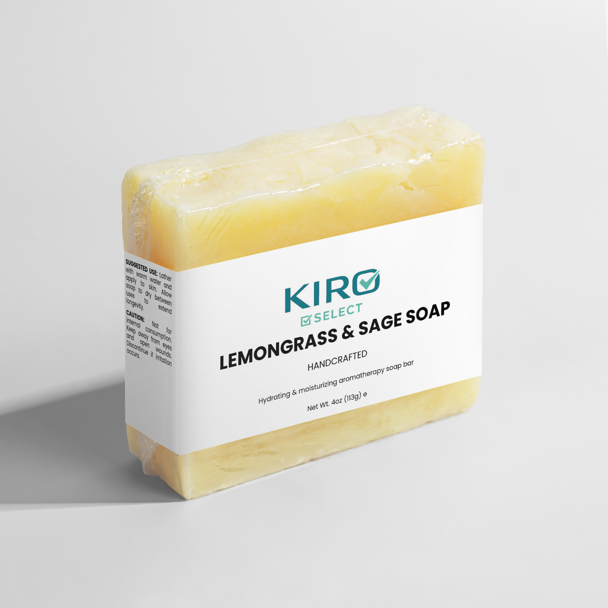 Lemongrass & Sage Botanical Soap – Refreshing Face & Body Bar