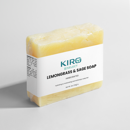 Lemongrass & Sage Botanical Soap – Refreshing Face & Body Bar