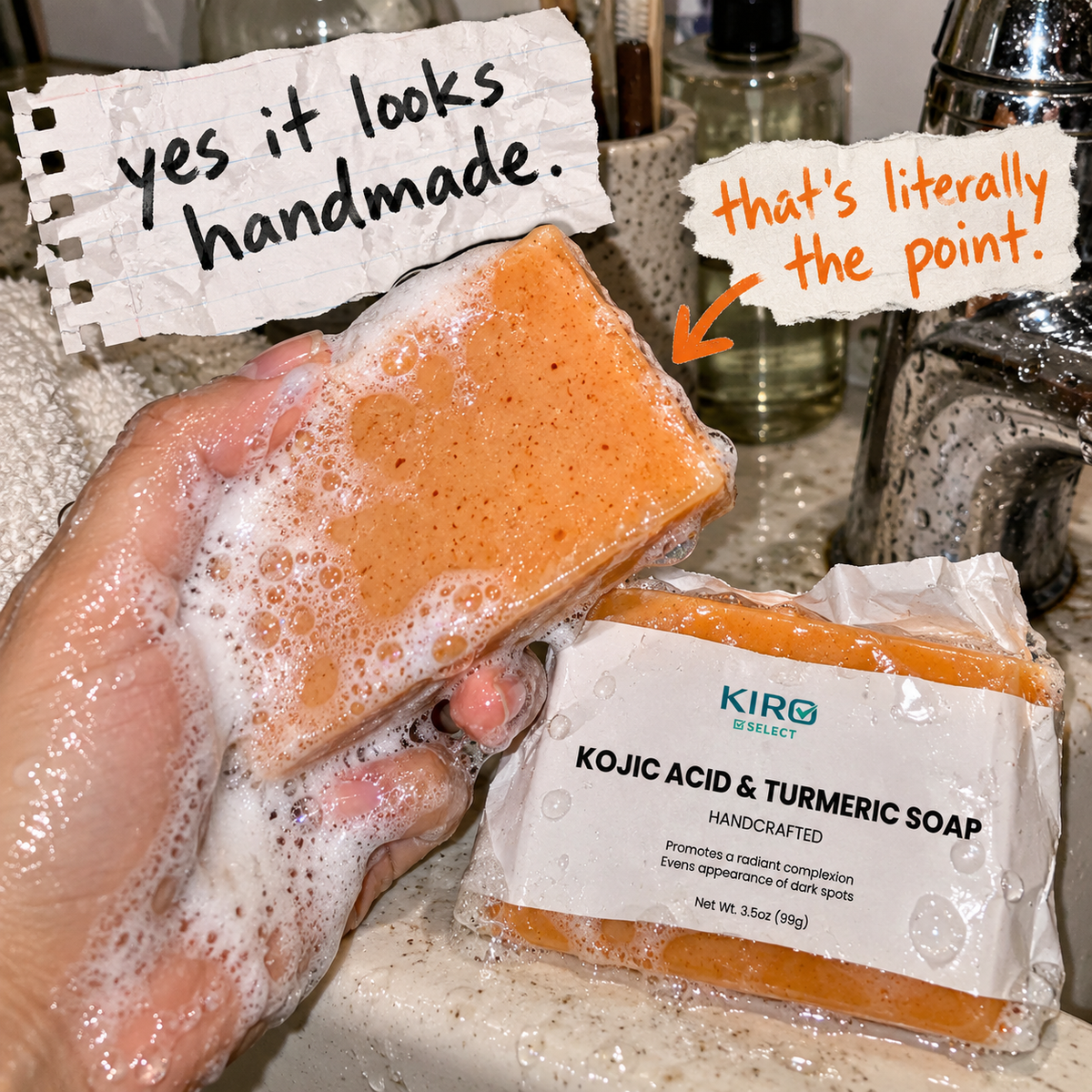 What Problem Does Kojic Acid & Turmeric Soap Solve