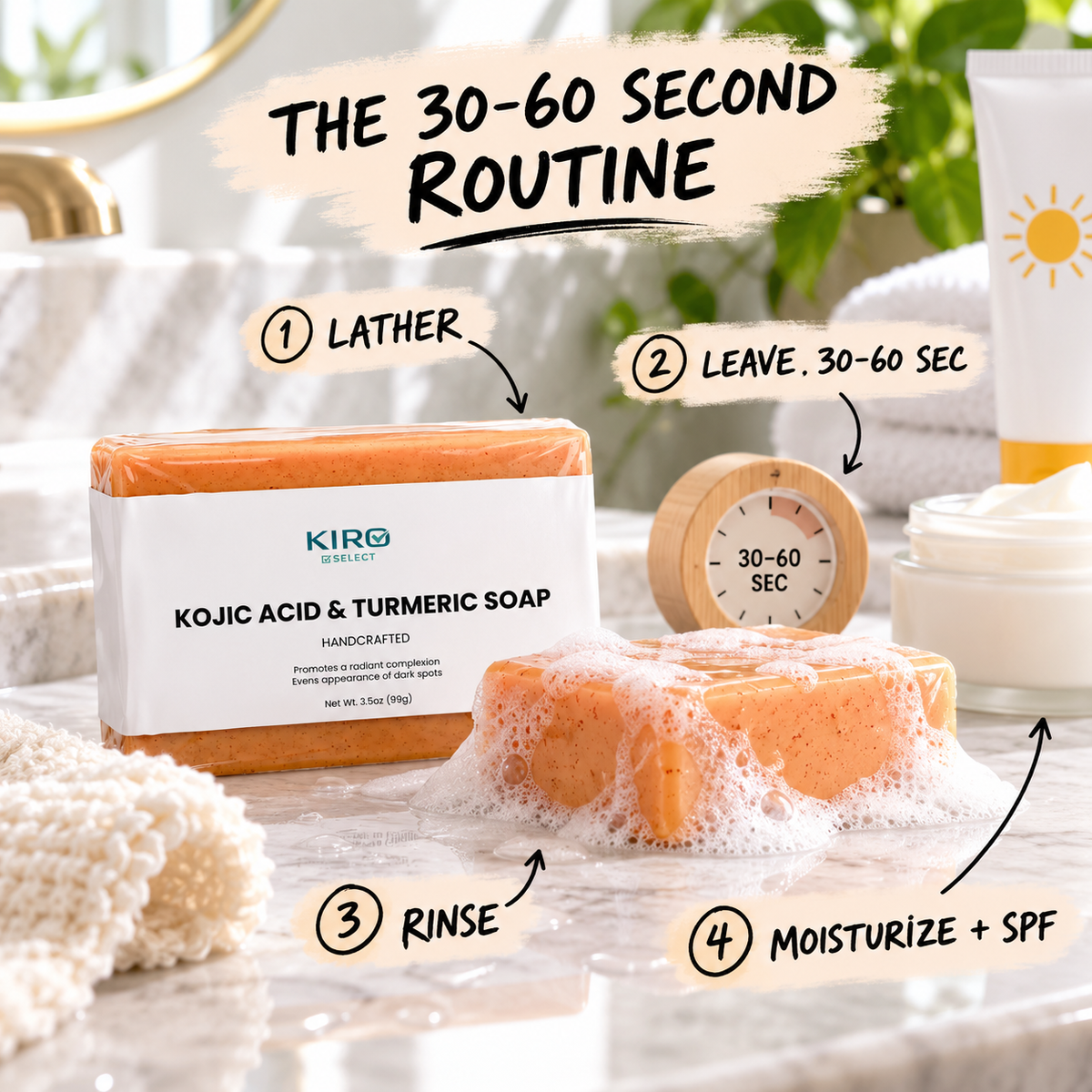 Kojic Acid & Turmeric Soap